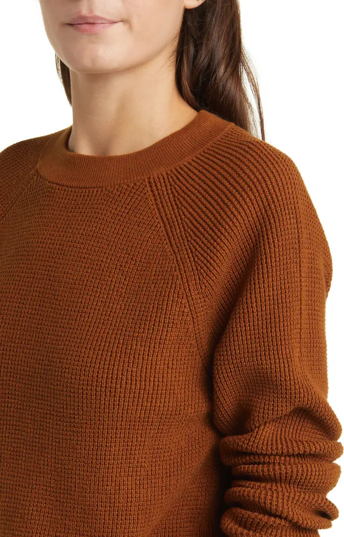 Thermal Knit Cotton Sweater | Nordstrom