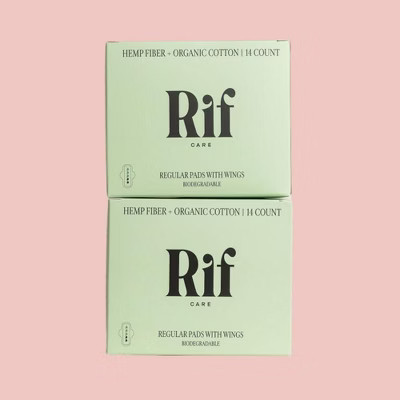 Rif Care Organic Regular Pads with Wings- 28 count | Target
