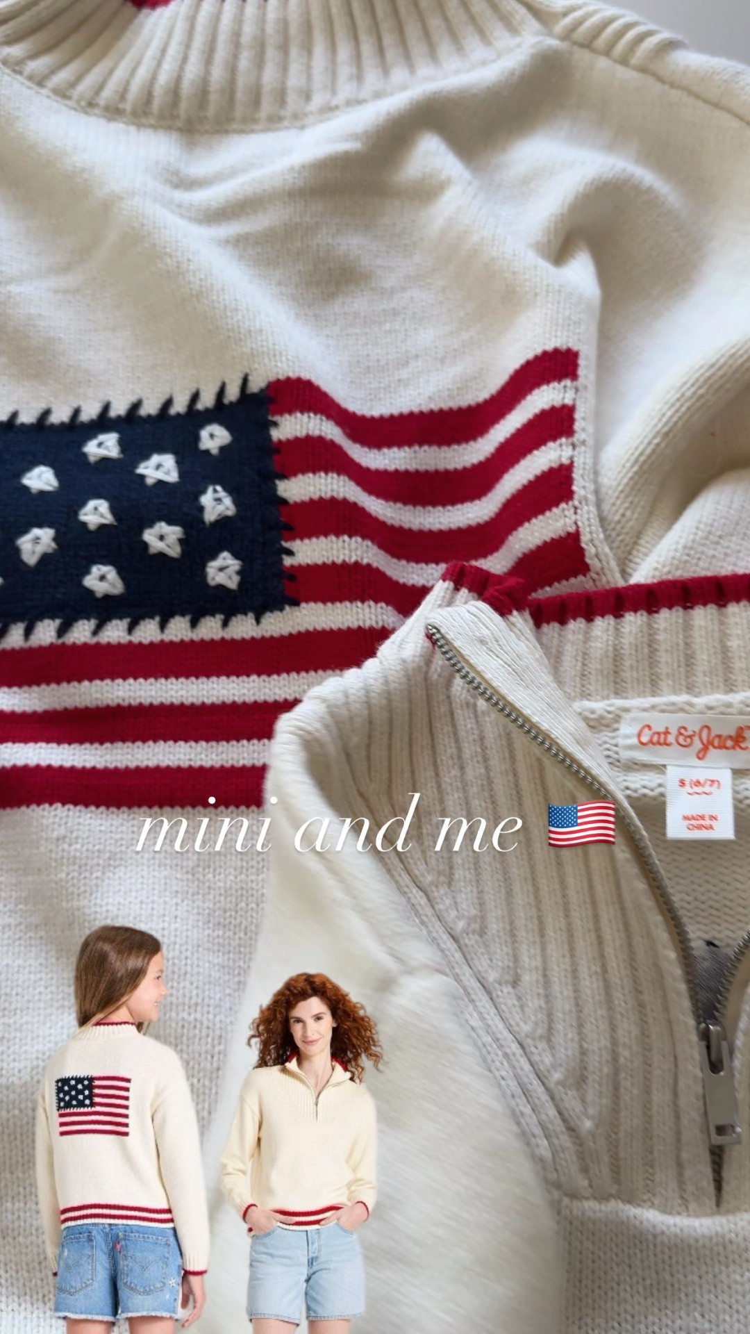 Mini and Me Matching Sweaters! 🇺🇸
They run small so size up and then even more for an oversized fit! Looks like Polo

#LTKKids #LTKSeasonal #LTKootd
