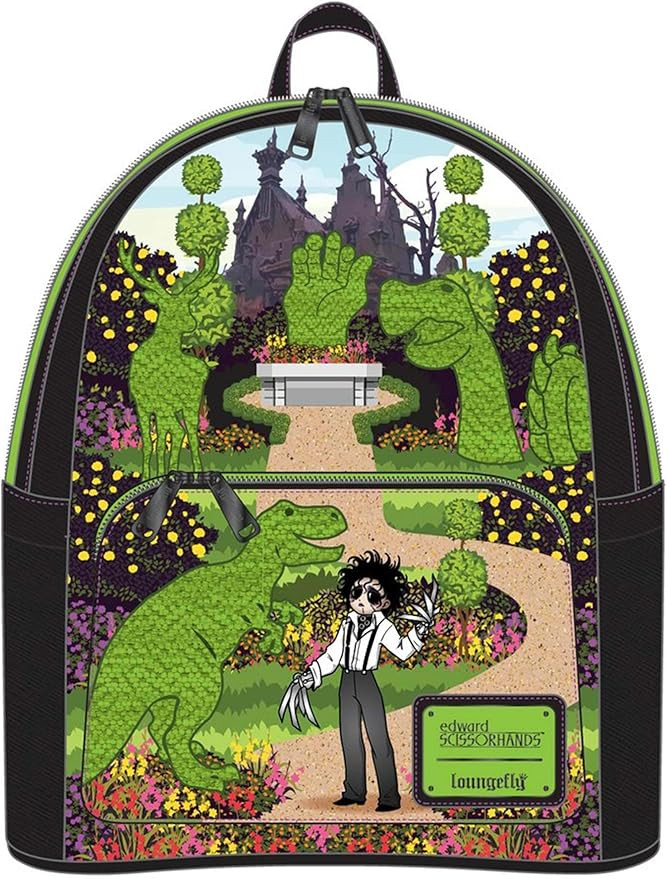 Loungefly Edward Scissorhands Topiary Womens Double Strap Shoulder Bag Purse | Amazon (US)