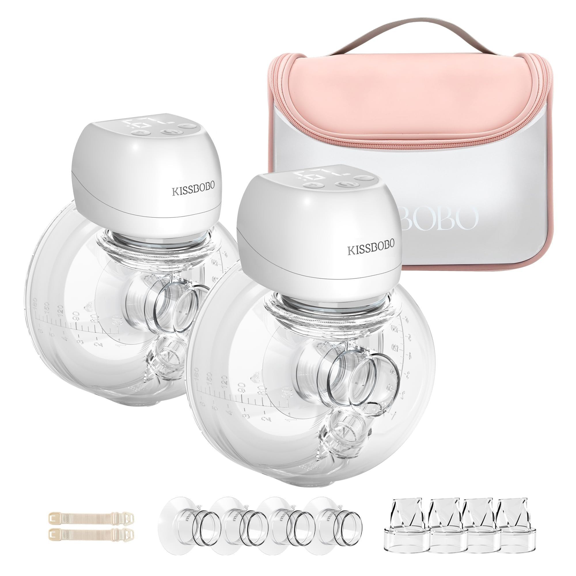 ABP-1508 Hands Free Breast Pump Wearable with Storage Bag, Wearable Breastfeeding Pump Strong Suc... | Amazon (US)