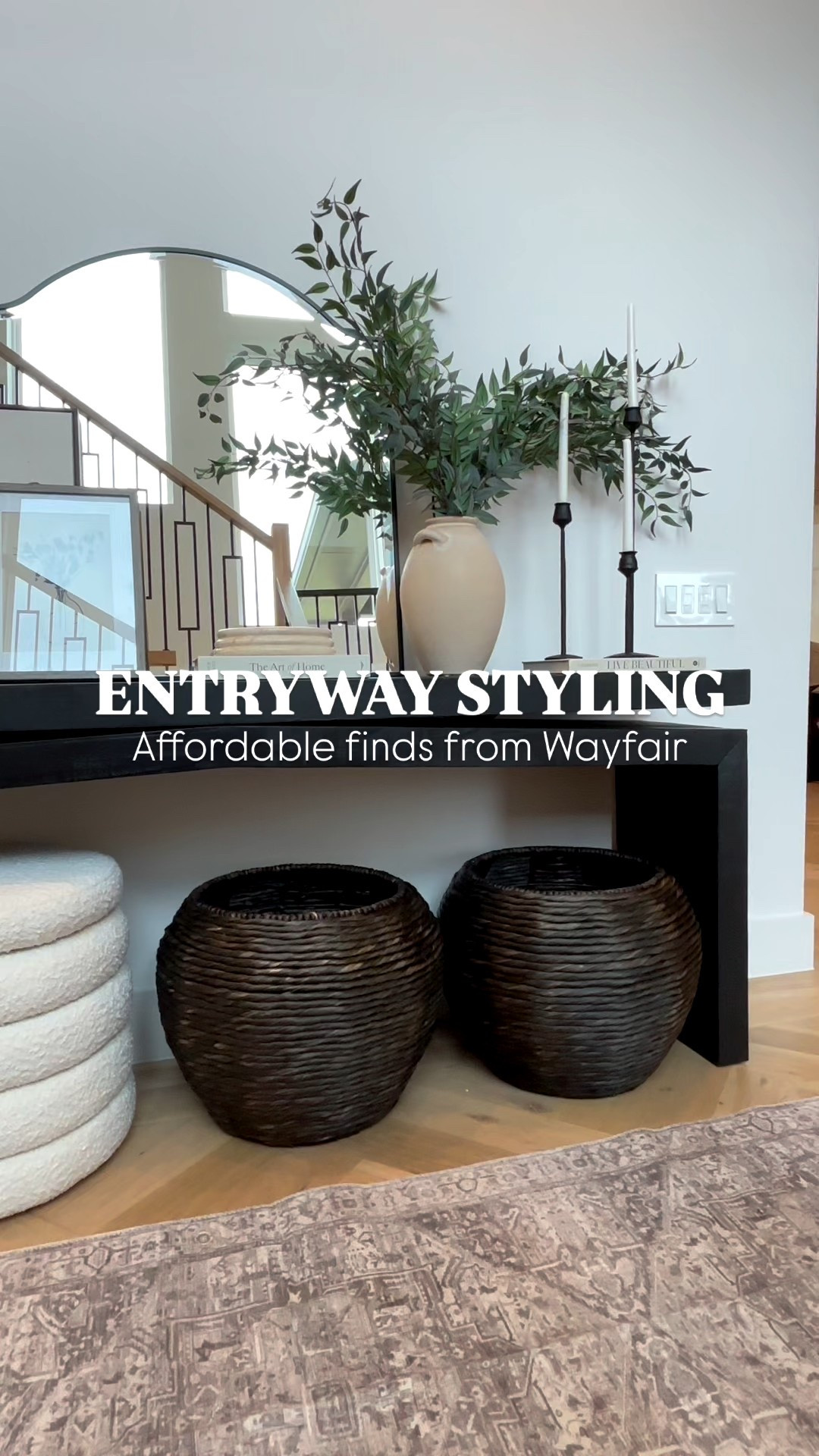 Transforming entryways on a budget! ✨ This beautiful console is the centerpiece of
this stunning entryway makeover, and I’m so excited to show you how I was able to bring my
client’s dream space to life with affordable pieces from Wayfair! 💫 High-end design without the
high-end price tag.
@wayfair #wayfair #wayfairpartne

#LTKHome #LTKSaleAlert #LTKFindsUnder100