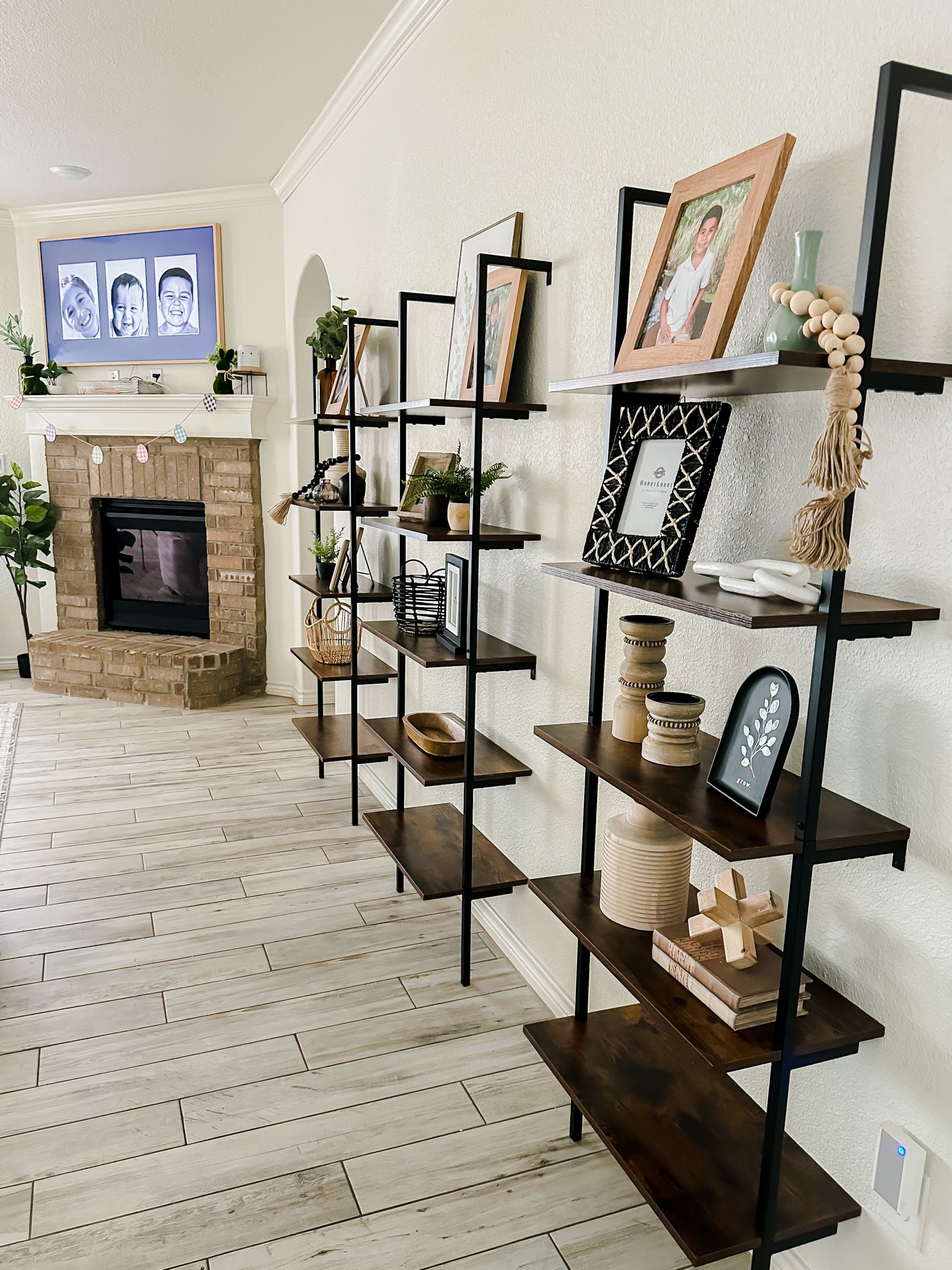 New shelves just went up! Ladder shelf, ladder shelves, amazon finds, hobby lobby decor 

#LTKhome #LTKFind #LTKunder100