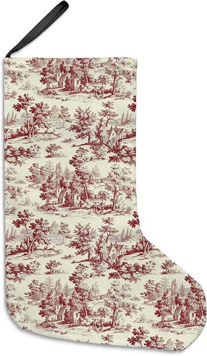 16 Inches Rustic Country Christmas Stockings, Farmhouse Christmas Stockings, Xmas Stockings, Vint... | Amazon (US)