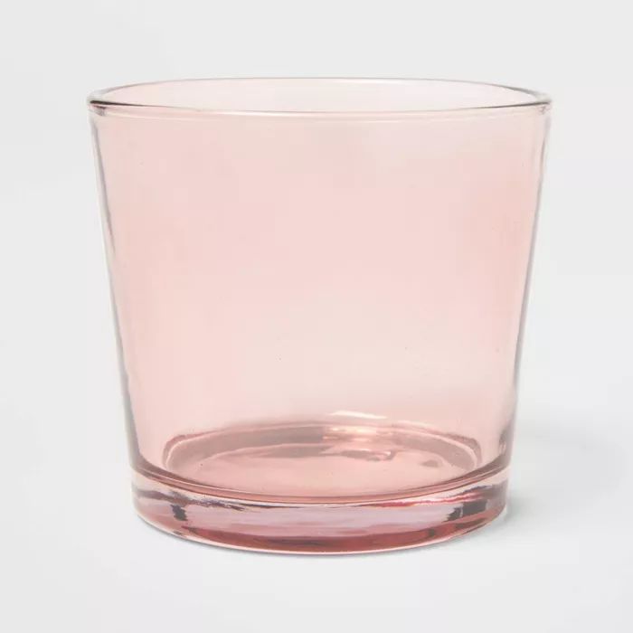 8oz Glass Tinted Tumbler with Spray Color Pink - Threshold™ | Target