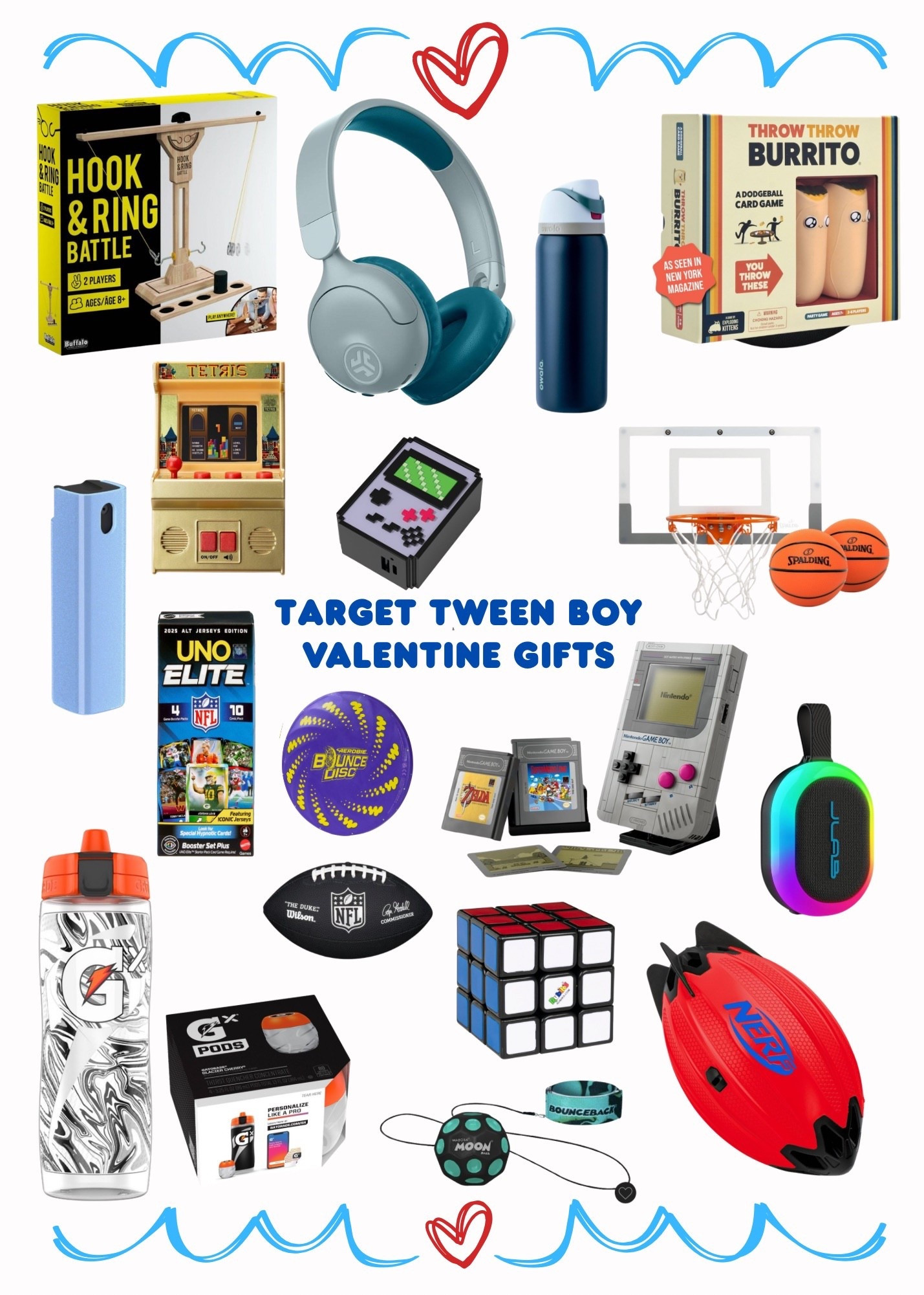 Tween boy valentines ideas from @Target  💙

Valentines gifts for tween boys, tween boy Valentine gift ideas, Valentine gifts for tween boys, tween Valentine presents, Valentine gift ideas for tweens, age appropriate Valentine gifts for tween boys, cool Valentine gifts for tween boys, affordable Valentine gifts for tweens, tween boy gift ideas Valentine, tween Valentine toys, tween Valentine games, tween Valentine gadgets, tween Valentine sports gifts, tween Valentine accessories, Valentine gifts for middle school boys, Valentine gifts for preteen boys, tween boy Valentine finds, tween Valentine basket ideas, tween boy Valentine must haves