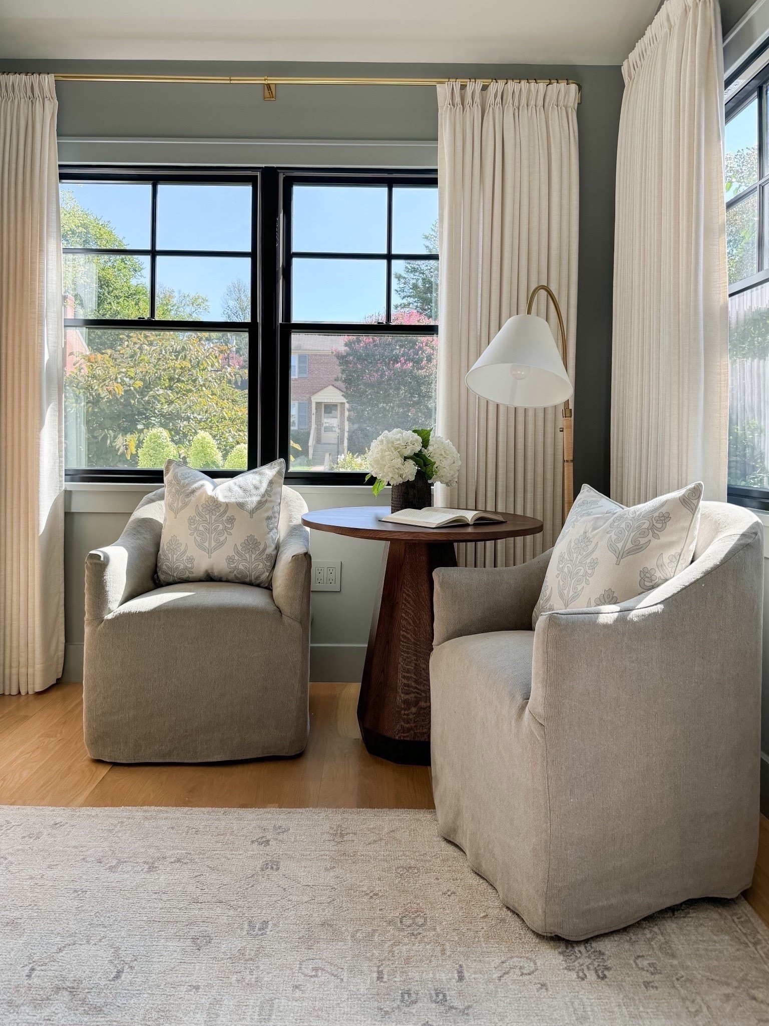 My favorite accent chairs! These are actually dining chairs but I use them in my house as small sitting chairs. They are so comfortable and timeless. I styled them with the prettiest block print pillow shams from Amazon! 

#LTKSeasonal #LTKdayinmylife #LTKHome