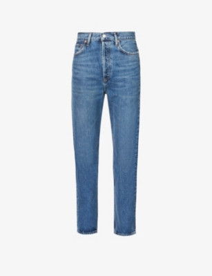 AGOLDE - 90s Pinch Waist straight-leg high-rise jeans | Selfridges.com | Selfridges