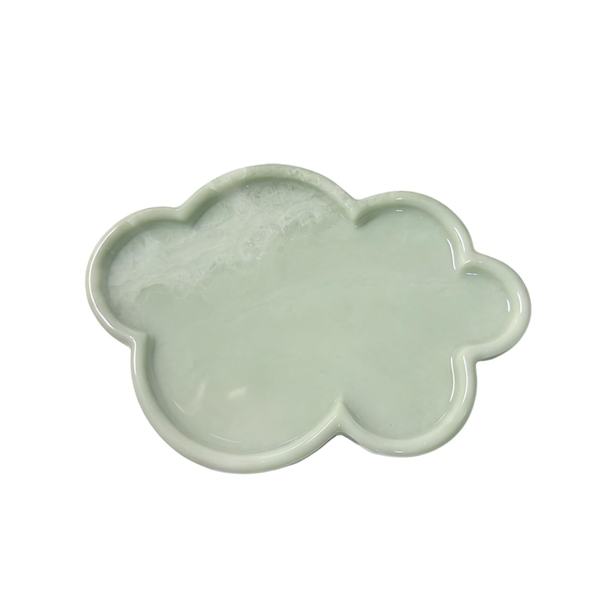 Natural Marble Tray Cloud Shape Vanity Trays, Jewelry Trays Holder Dish for Bathroom Countertop H... | Amazon (US)
