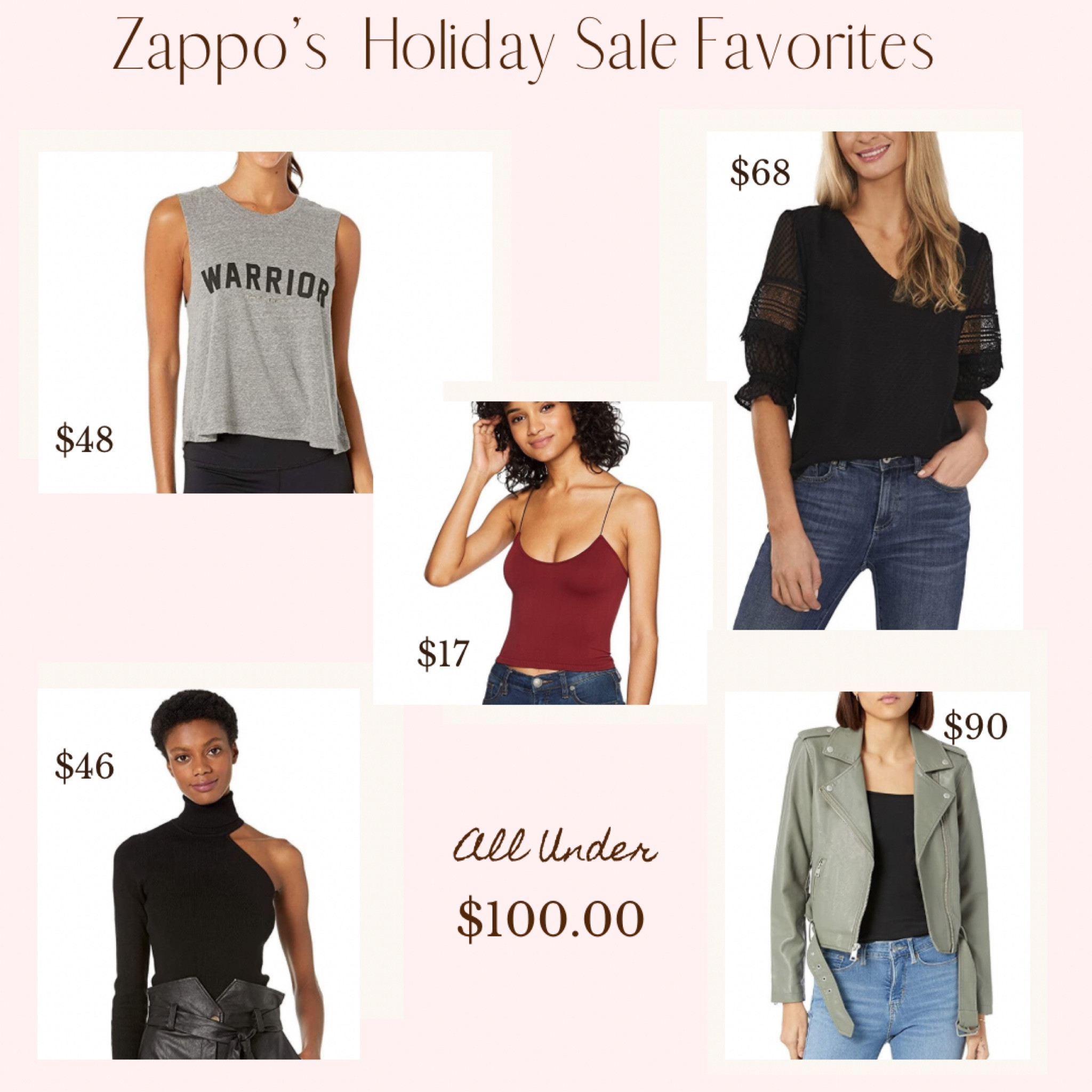 Looking for great designer deals all year long? Zappos is the perfect place for you to shop from the comfort of your home/office. See all links (& more) below! 


#LTKSeasonal #LTKunder100 #LTKSale