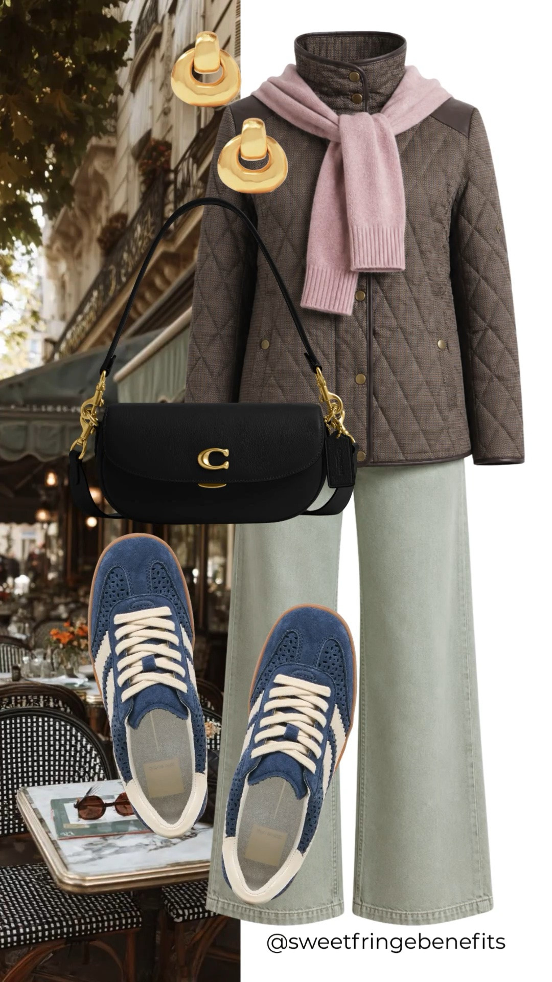 This is one of my favorite ways to ease into fall! A quilted jacket layered with a soft sweater over the shoulders, relaxed wide-leg jeans, and comfortable sneakers create a polished look that's perfect for travel, sightseeing, or everyday errands.

💡 LTK MADE EASY
❤️ Heart = Support my posts!
🔖 Save = Get sale & restock alerts
📋 Lists = Keep favorites organized
📲 Share = Send lists and products to a friend. Hello, Christmas List!
💬 Comment = Ask me anything about what I'm wearing.:-)

#LTKootd #LTKOver40 #LTKSaleAlert