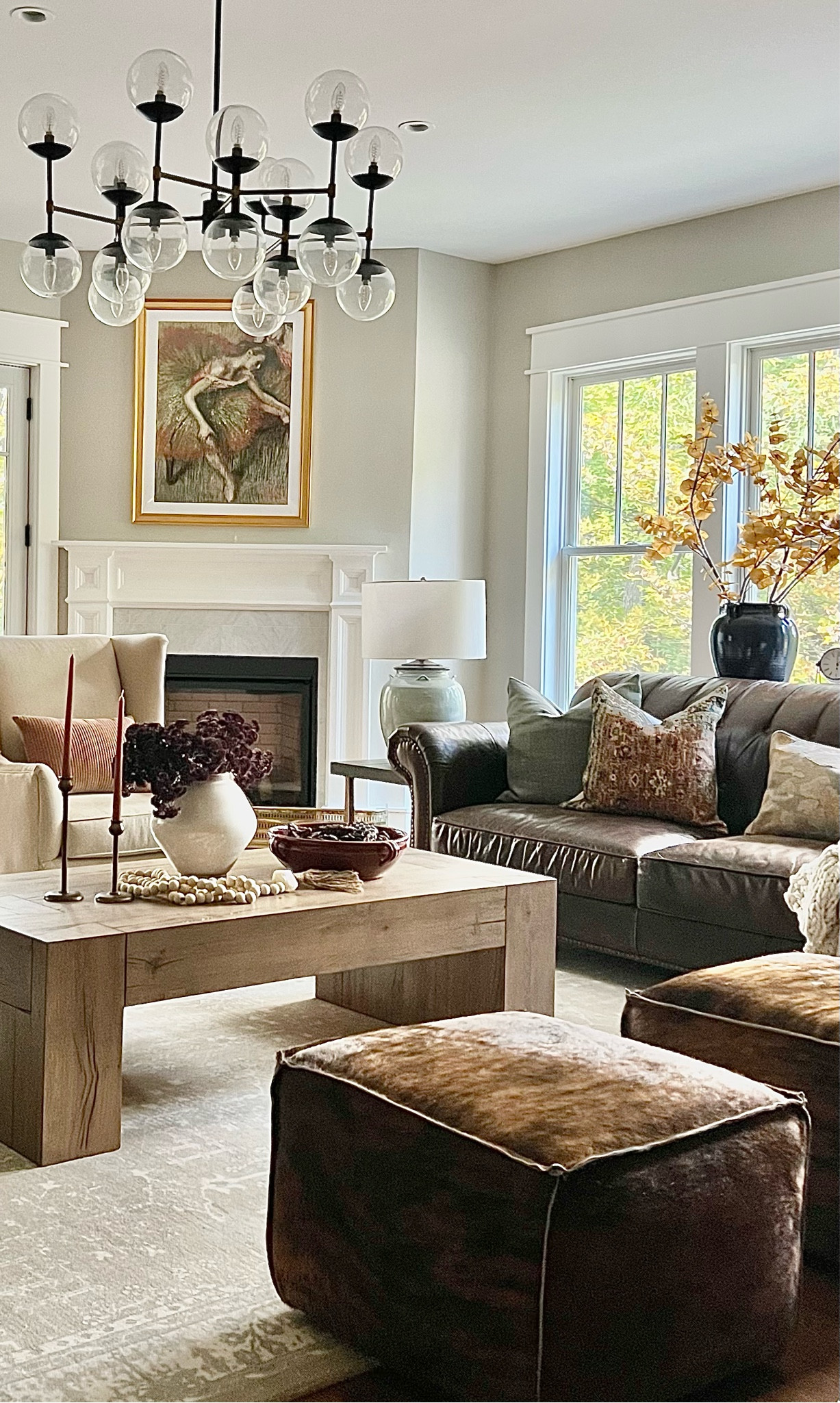 Sharing this family room transformation with you, we had the pleasure of working with a client who already had a solid foundation for their furniture. However, the room lacked the optimal layout and a sense of coziness. We thoroughly enjoyed the process of styling this space to create a warm and inviting atmosphere. 

#LTKHome #LTKSaleAlert #LTKStyleTip