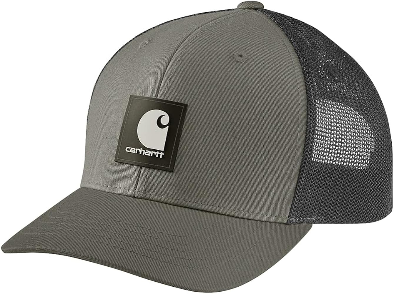 Carhartt Men's Rugged Flex Twill Mesh-Back Logo Patch Cap | Amazon (US)
