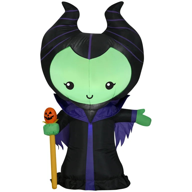 Gemmy Airblown Inflatable Maleficent, 3.5 ft Tall, black | Walmart (US)