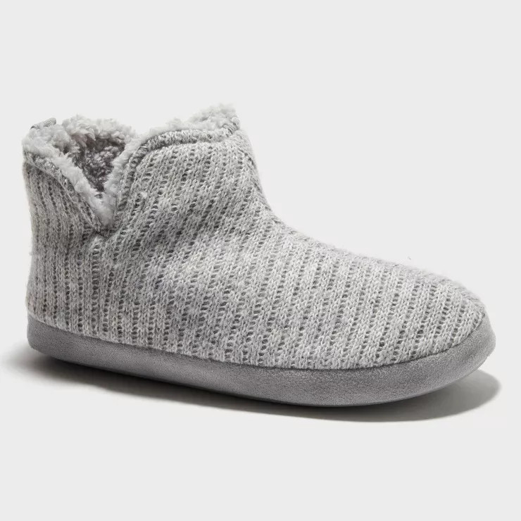 dluxe by dearfoams Women's Knit Bootie Slippers | Target