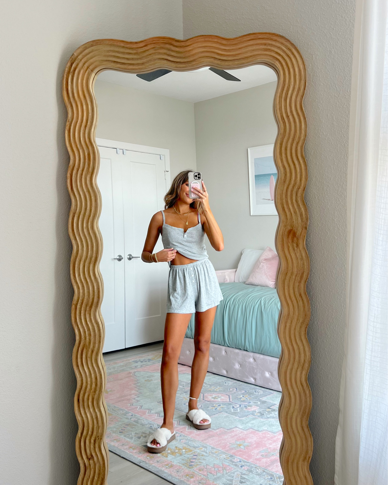 Cute new pjs from Aerie! Love these cozy spring outfits loungewear 🌷