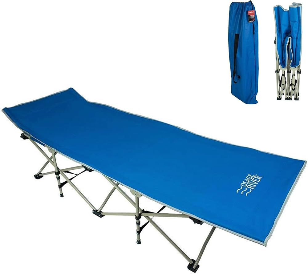 OSAGE RIVER Camping Cot for Adults - Folding Camping Cot - Portable Cots for Sleeping - Rated for... | Amazon (US)