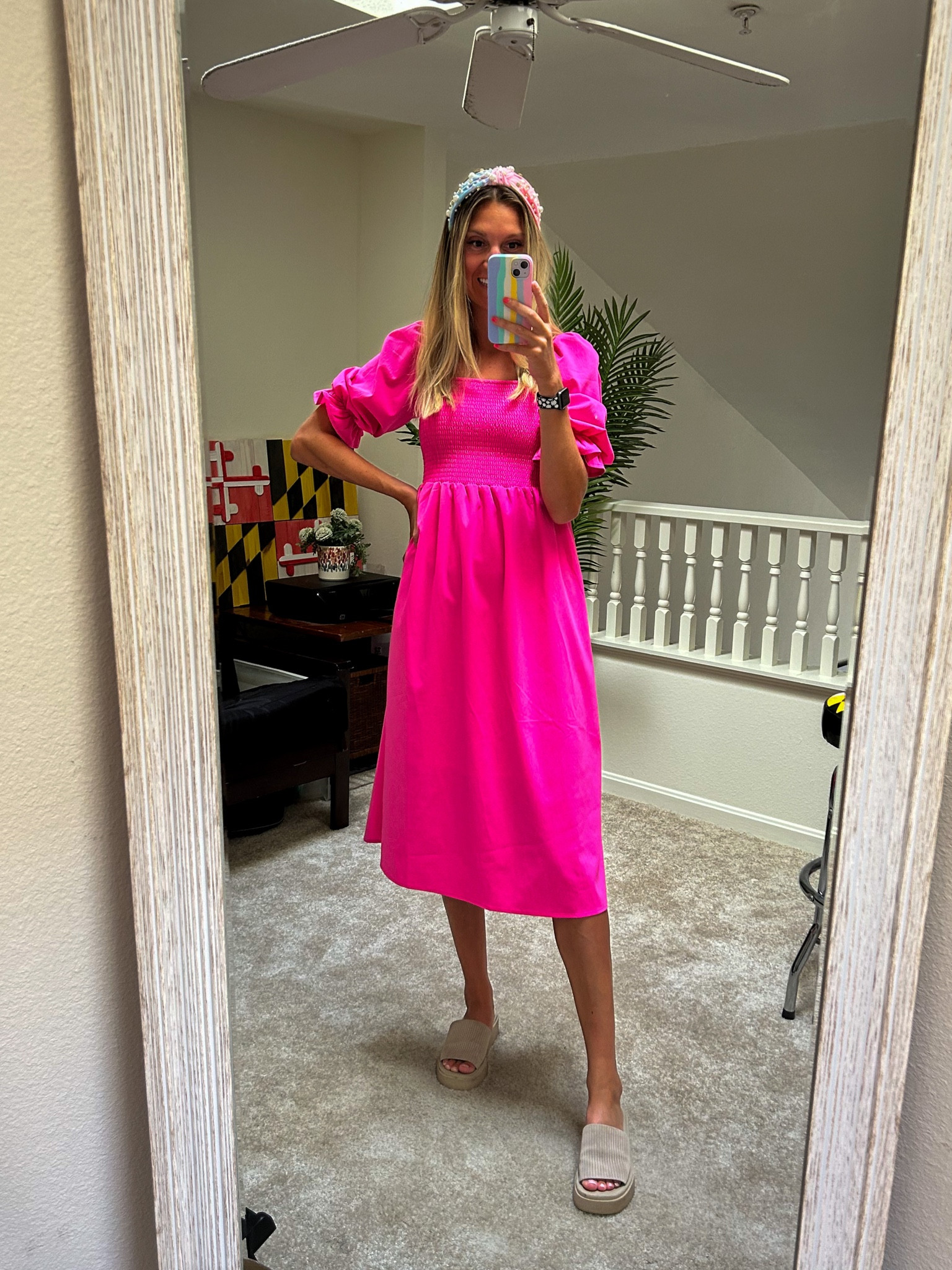 Cute teacher outfit / shein dress / headband / teacher dress / barbie outfit

This dress is perfect and fits tts! Just a little tight around my arms! 

#LTKunder50 #LTKstyletip #LTKBacktoSchool