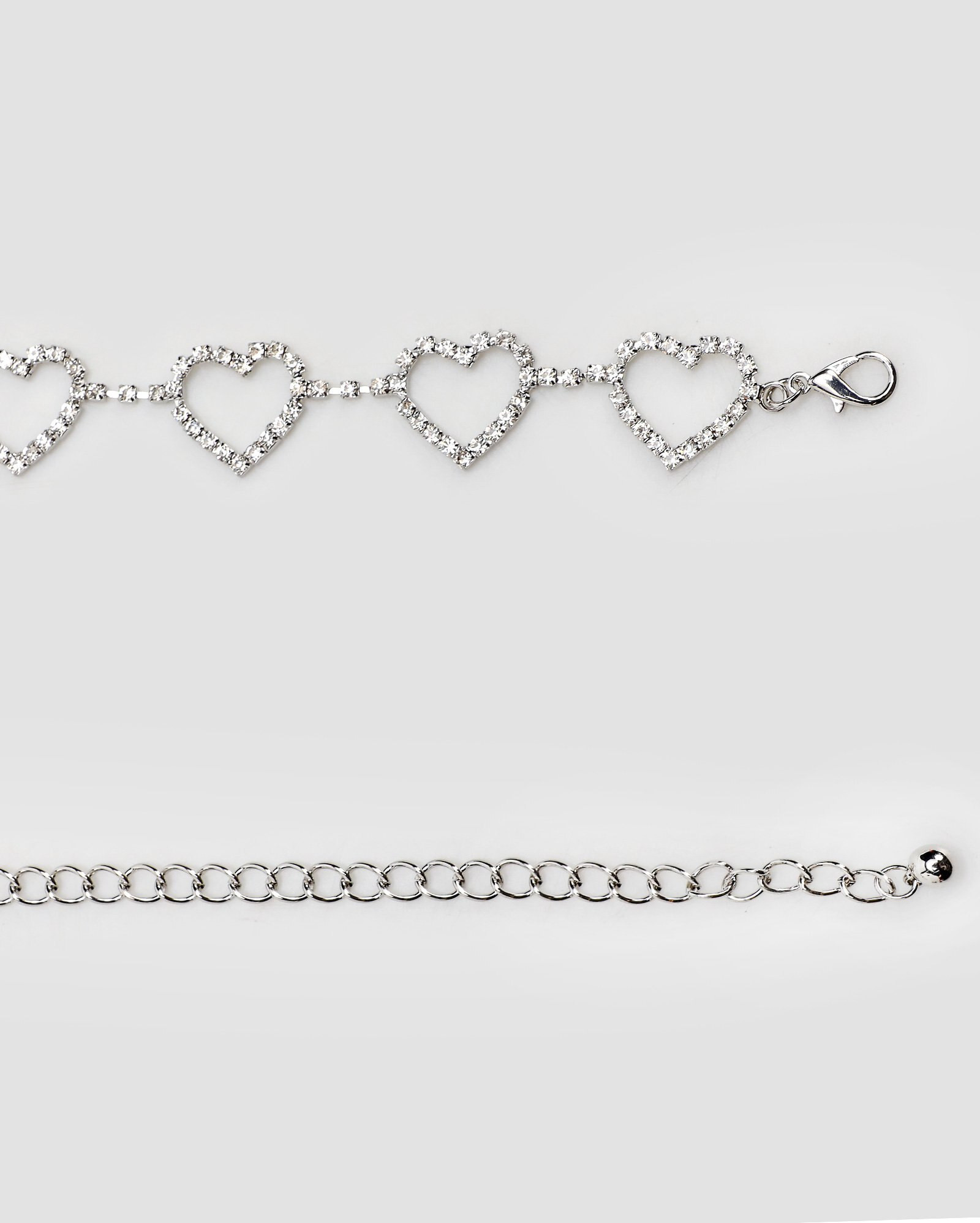 Cinto feminino corrente com coração prata | Accessori by Riachuelo | Riachuelo (BR)