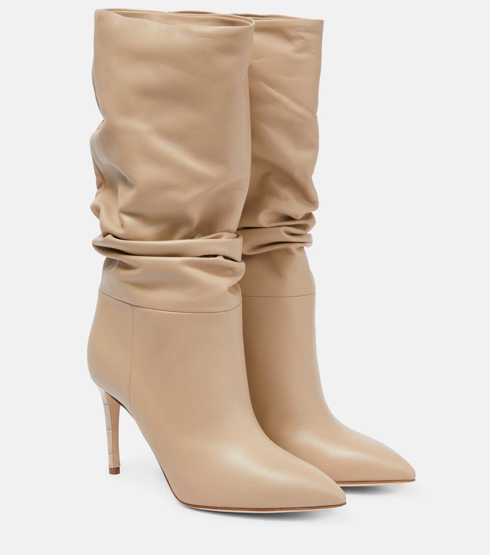 Slouchy leather ankle boots | Mytheresa (US/CA)