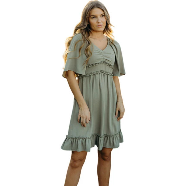 Women's Mikarose The Maya Dress Small Pistachio Glow | Scheels