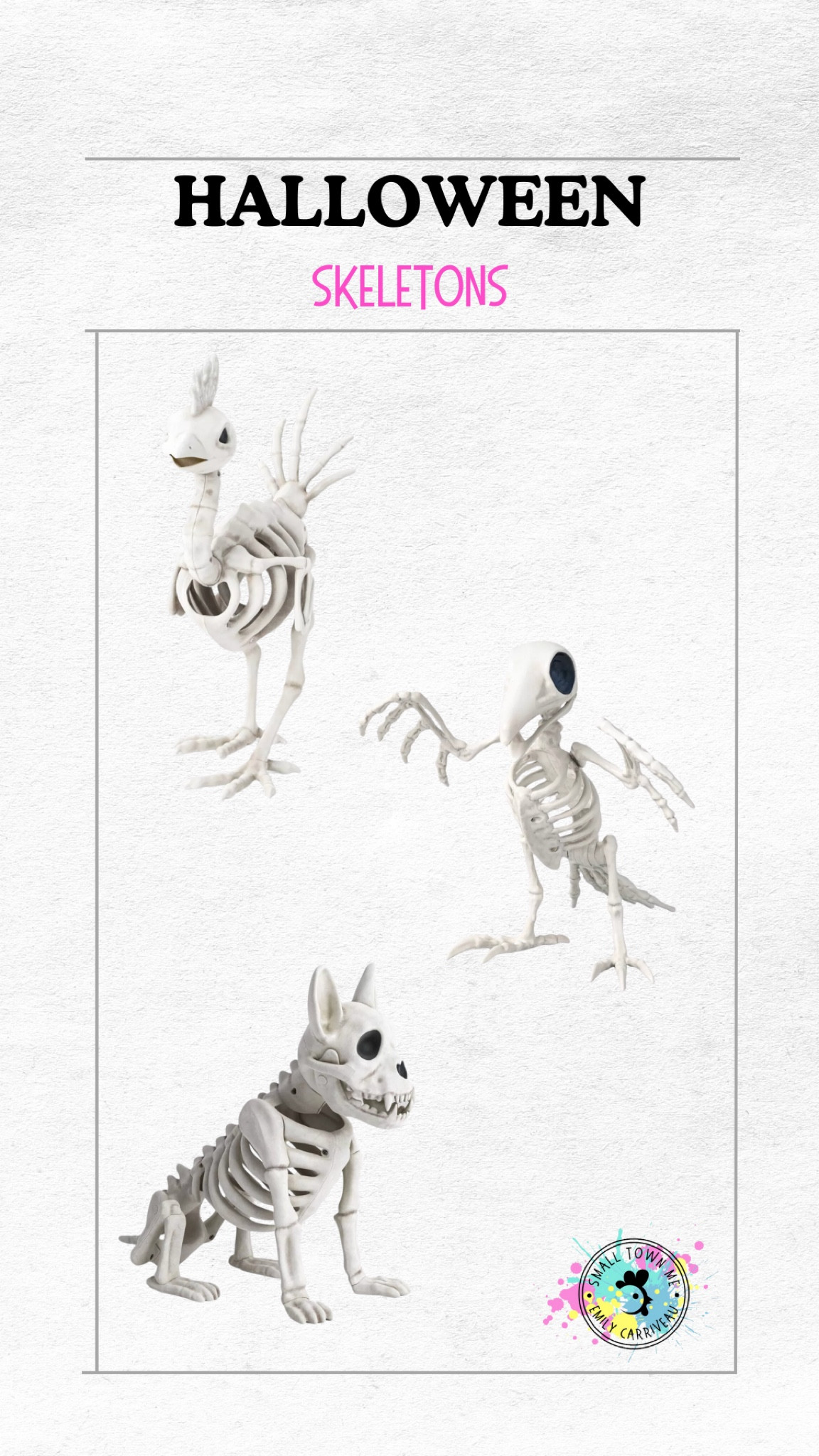 Love these skeleton animal situations! Perfect for Halloween decorations!
Skeleton Halloween decorations from target 

#LTKHome #LTKHalloween #LTKSaleAlert