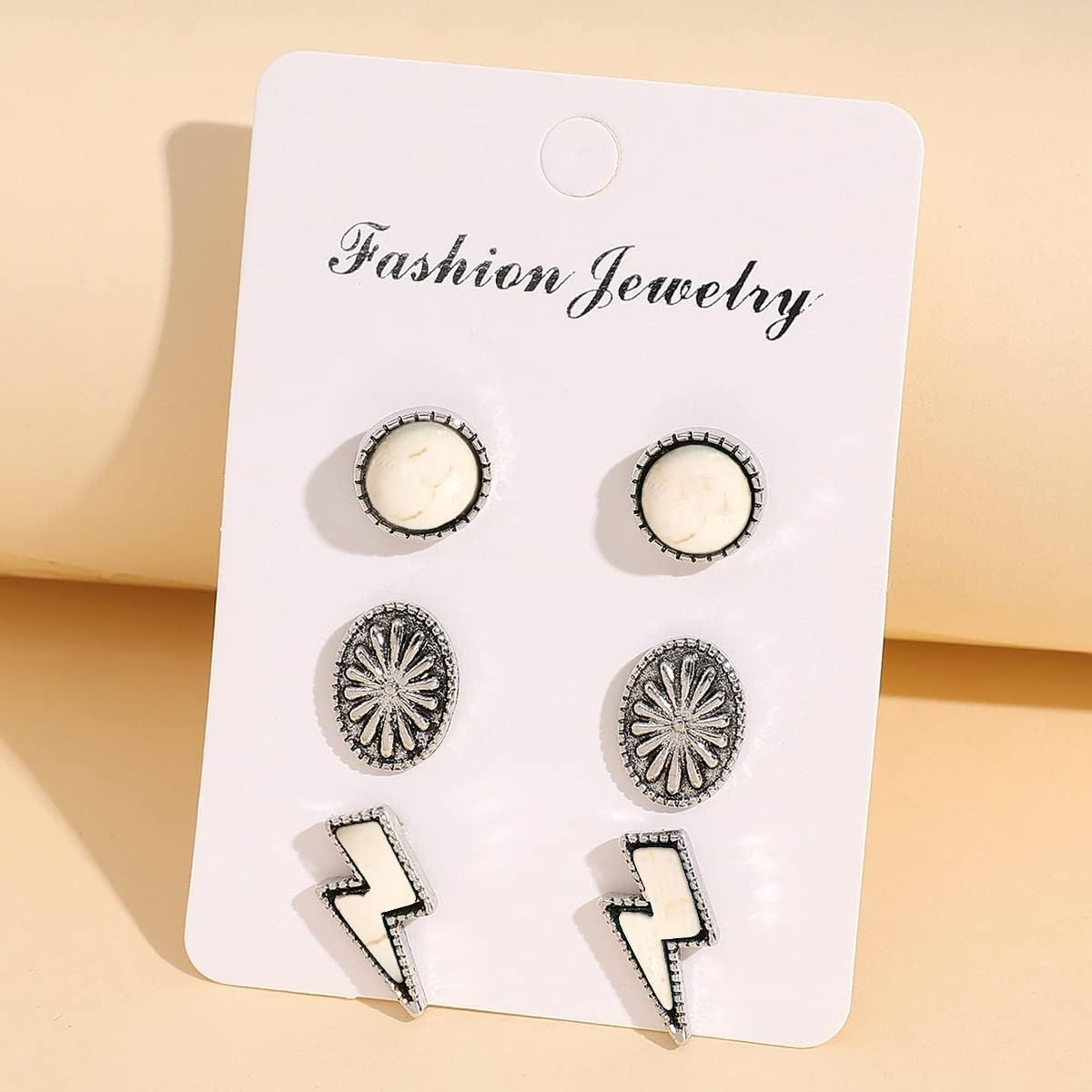 Western Earrings for Women Turquoise Earrings Western Jewelry Lightning Bolt Stud Cowgirls Earrin... | Amazon (US)