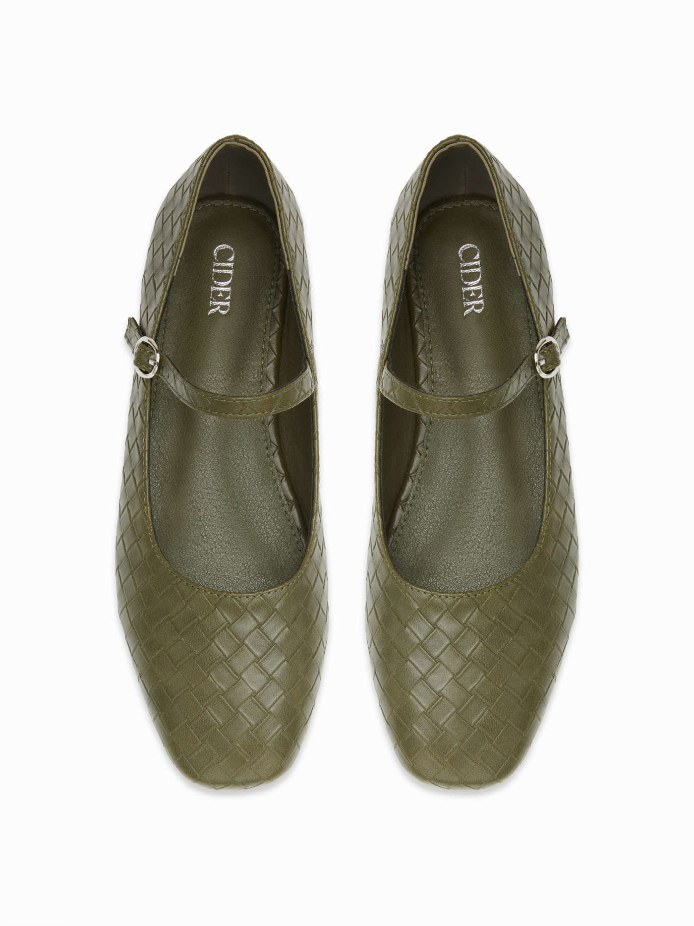 WOVEN ADJUSTABLE STRAP FLATS For Daily Casual | Cider