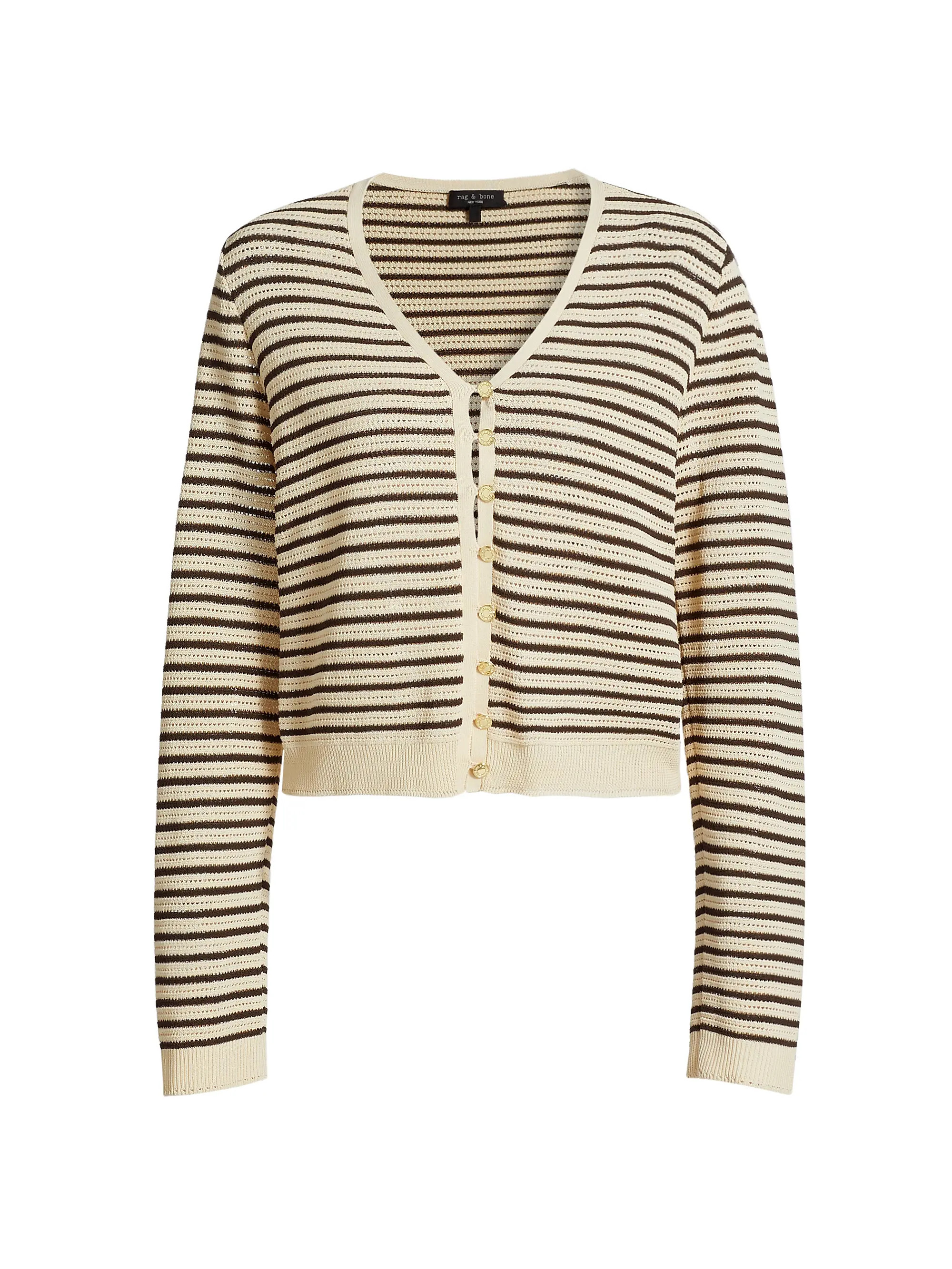 Zoey Striped Knit Cardigan | Saks Fifth Avenue