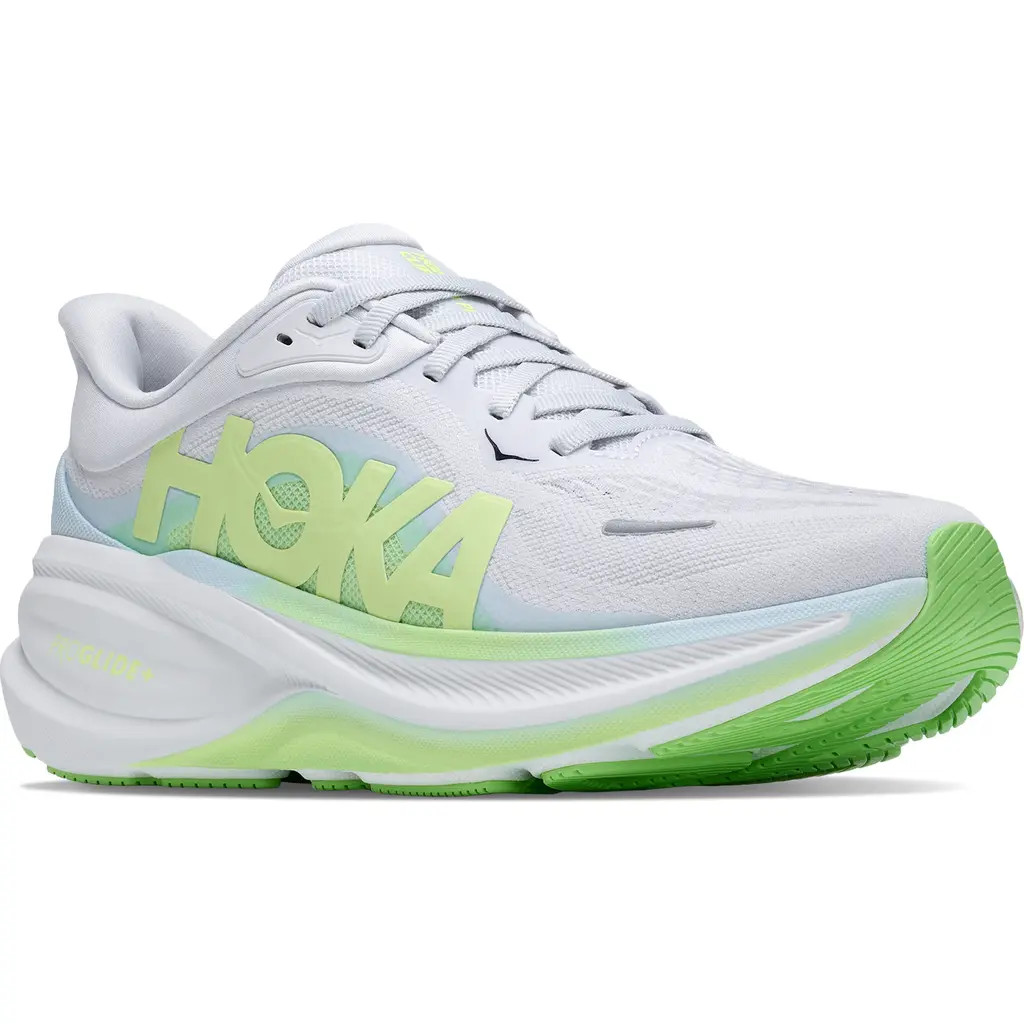 HOKA Clifton PRO Running Shoe in Cosmic Grey/neon Yuzu at Nordstrom, Size 10 | Nordstrom