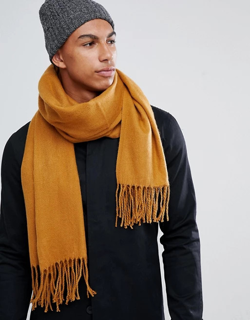 Tom Tailor – Gewebter Schal in Senfgelb | ASOS DE