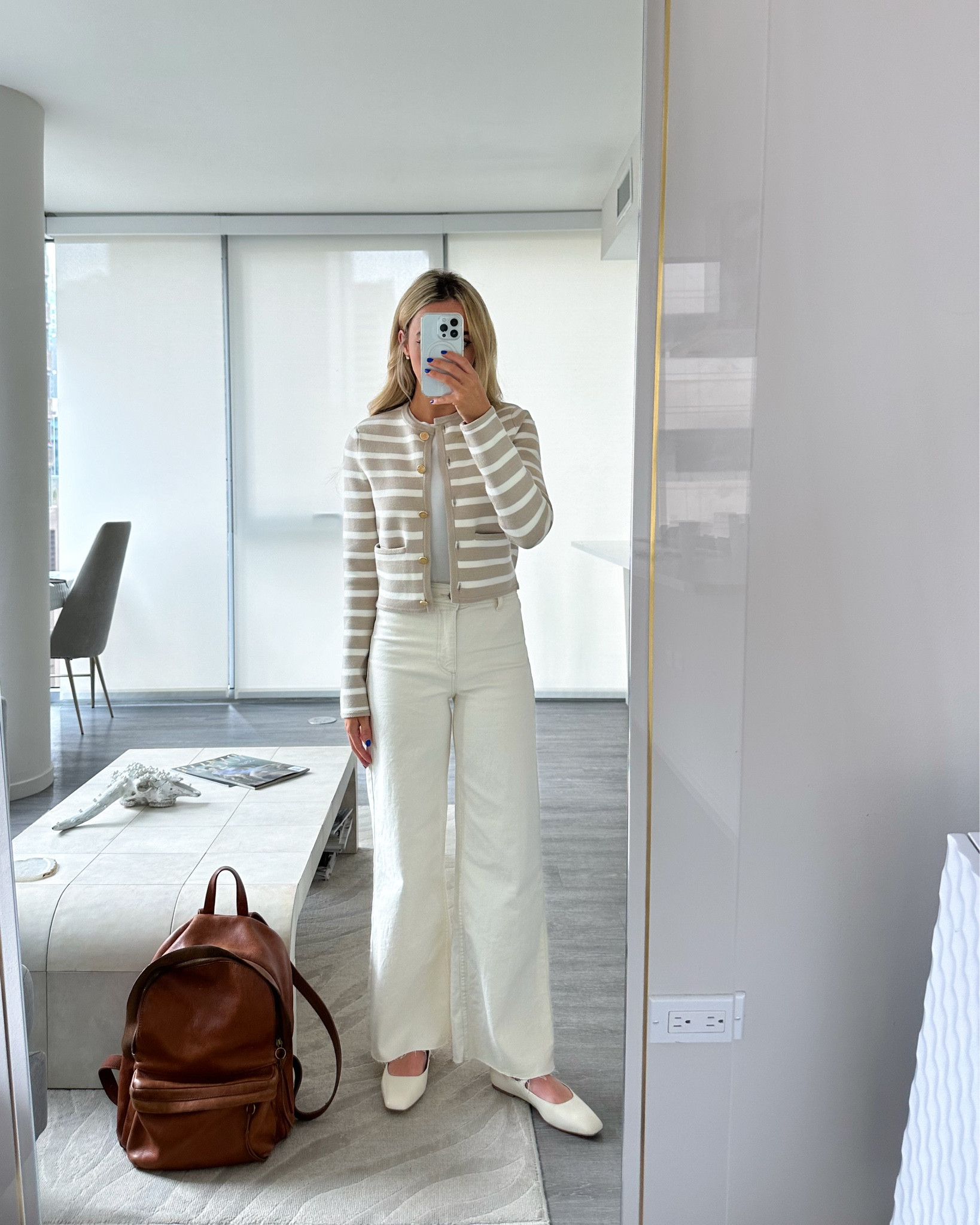 one of my favorite transitional outfits - white jeans 
Perfect spring workwear look or transitional weather weekend outfit

#LTKootd #LTKgrwm #LTKWorkwear