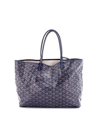 Pre-Owned Goyard PM Saint Louis Tote Coated Canvas - Macy's | Macy's