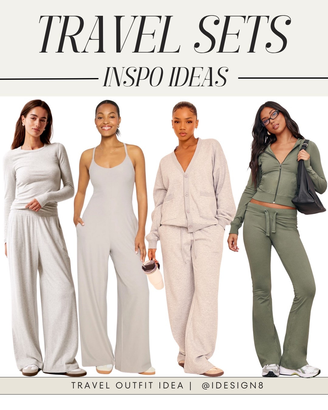 Travel Outfit Set Inspo Ideas

#traveloutfit #travelmusthaves #airportfit #airportoutfit

#LTKTravel #LTKStyleTip #LTKActive