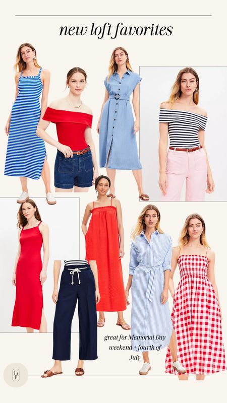 New loft favorites! So many of these would be perfect for Memorial Day and Fourth of July weekend! 

#LTKFindsUnder100 #LTKFindsUnder50
