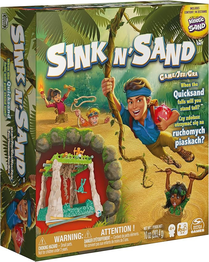 Sink N’ Sand, Kinetic Sand Family Board Game Quicksand Sensory Fidget Toy Easy Fun Craft Activi... | Amazon (CA)