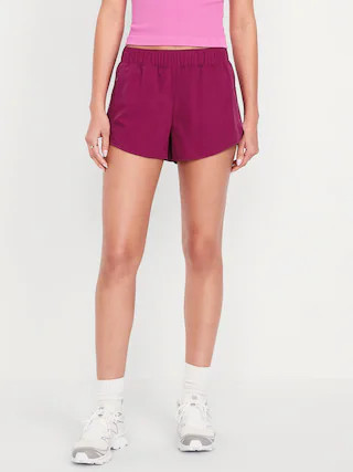 Mid-Rise StretchTech Run Shorts -- 3-inch inseam | Old Navy (US)