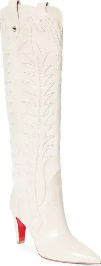Christian Louboutin Santia Pointed Toe Western Boot (Women) | Nordstrom | Nordstrom