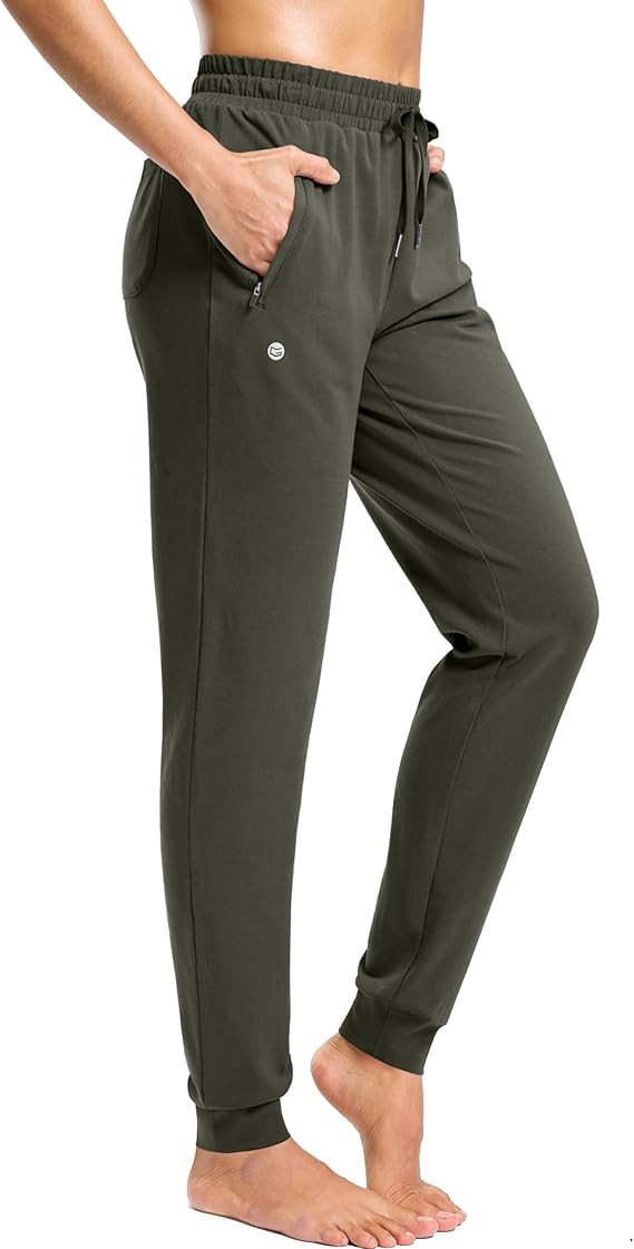 G Gradual Women's Tall Sweatpants 30/32/34" Cotton Joggers with Pockets | Amazon (US)