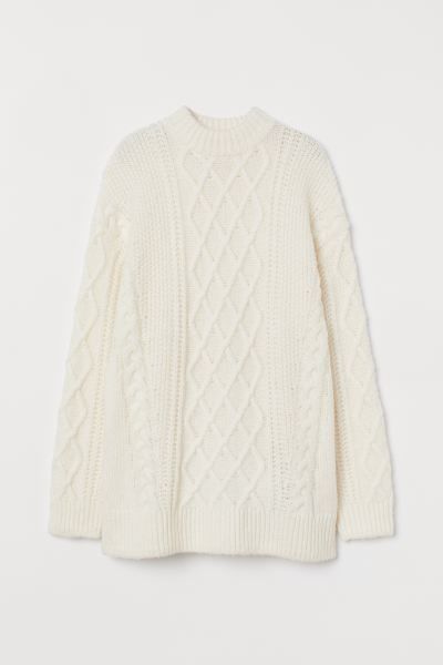 Wool-blend Cable-knit Sweater | H&M (US + CA)