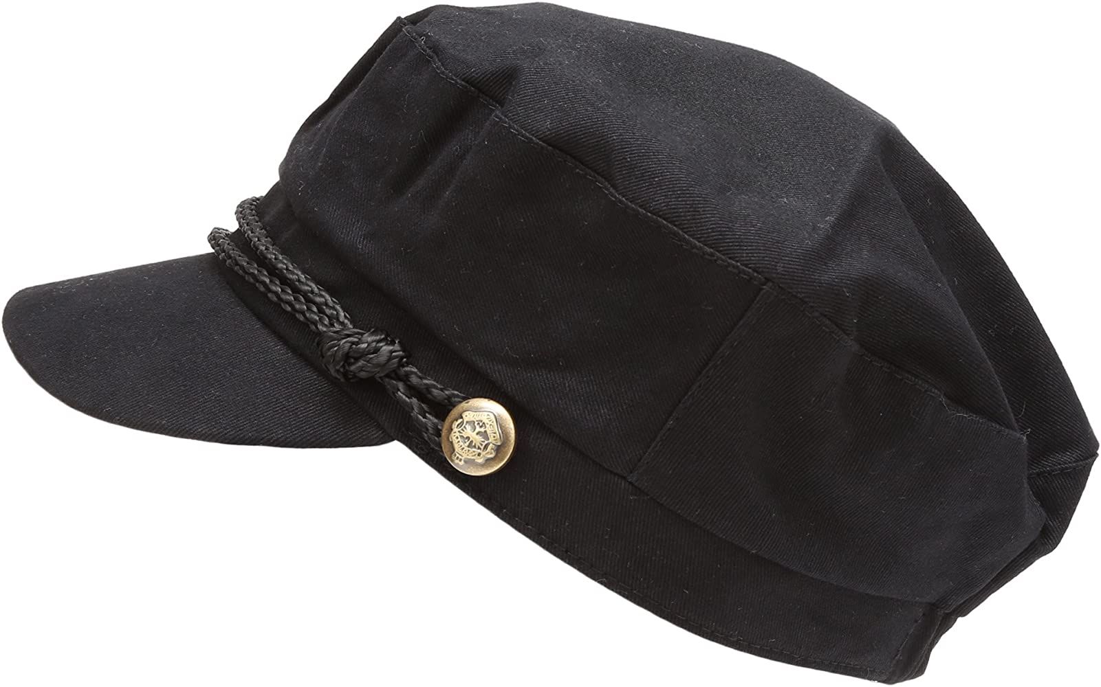 Women's 100% Cotton Greek Fisherman's Sailor Fiddler Hat Cap | Amazon (US)
