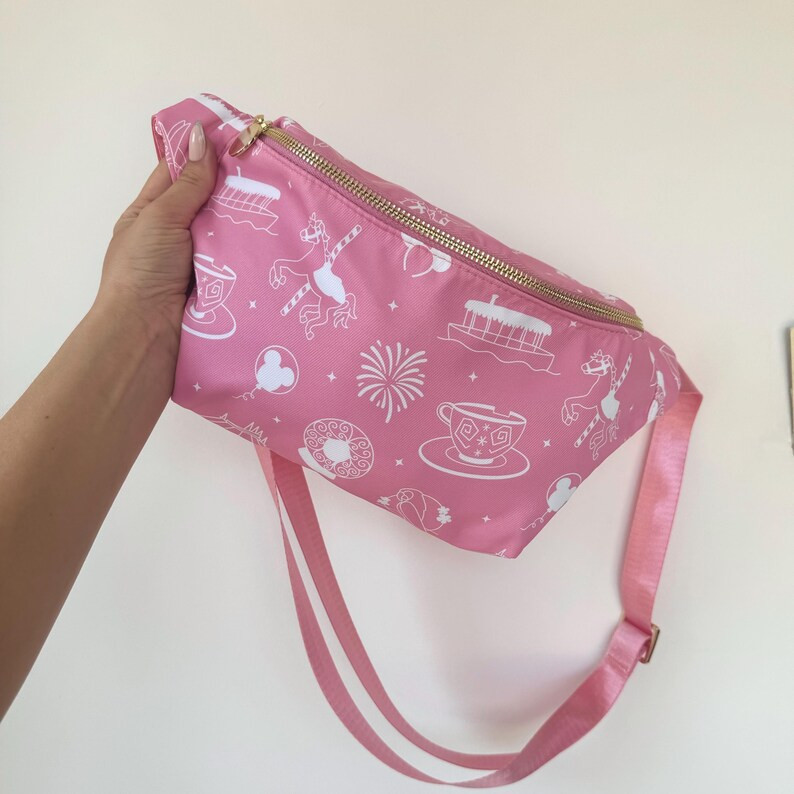 Magic Theme Park - Fanny Pack Style Cross Body Bag - Character & Movie Inspired Bags - Accessorie... | Etsy (US)