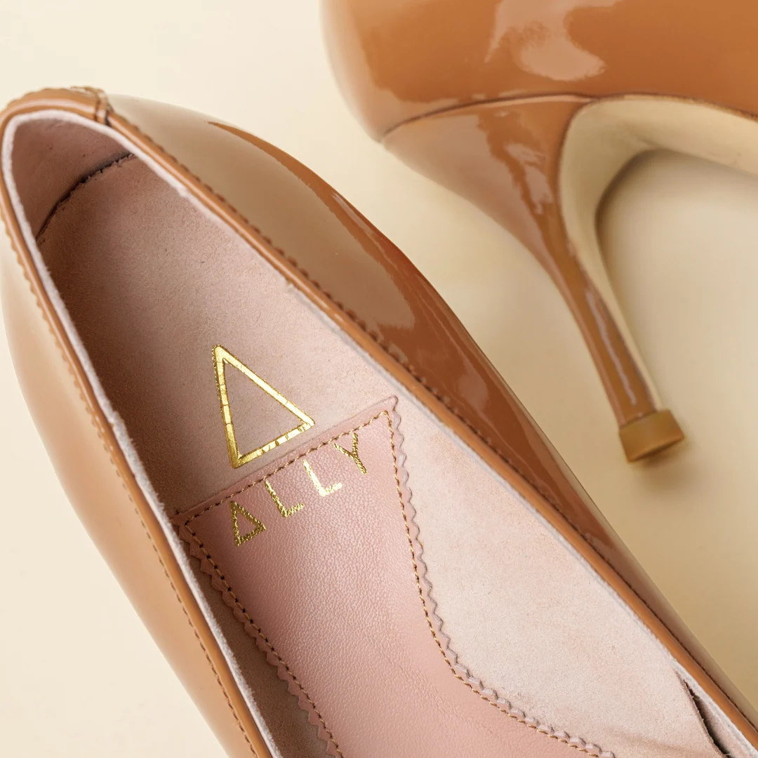 Bronze Bliss Patent Leather Classic Pump | ALLY Shoes