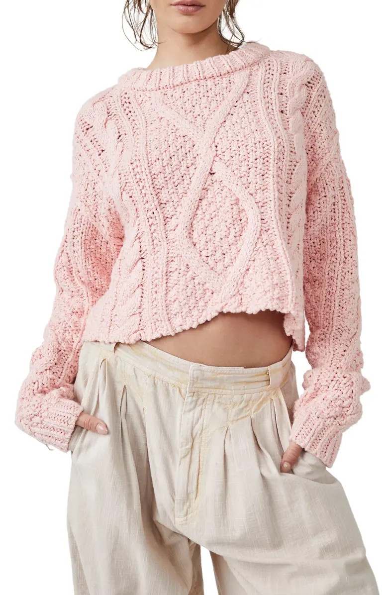 Cutting Edge Cotton Cable Sweater | Nordstrom