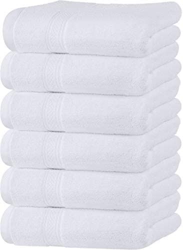 Utopia Towels Premium White Hand Towels - 100% Combed Ring Spun Cotton, Ultra Soft and Highly Abs... | Amazon (US)