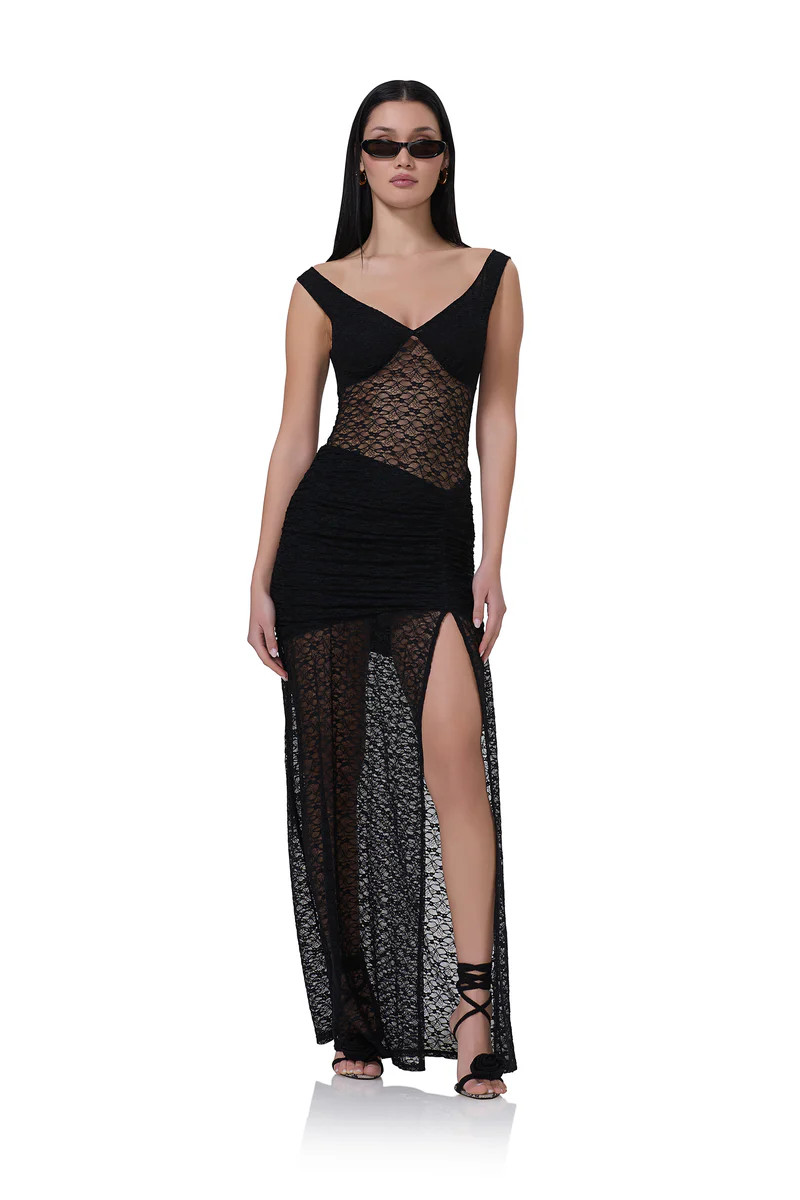 Tristen Dress - Noir | ShopAFRM