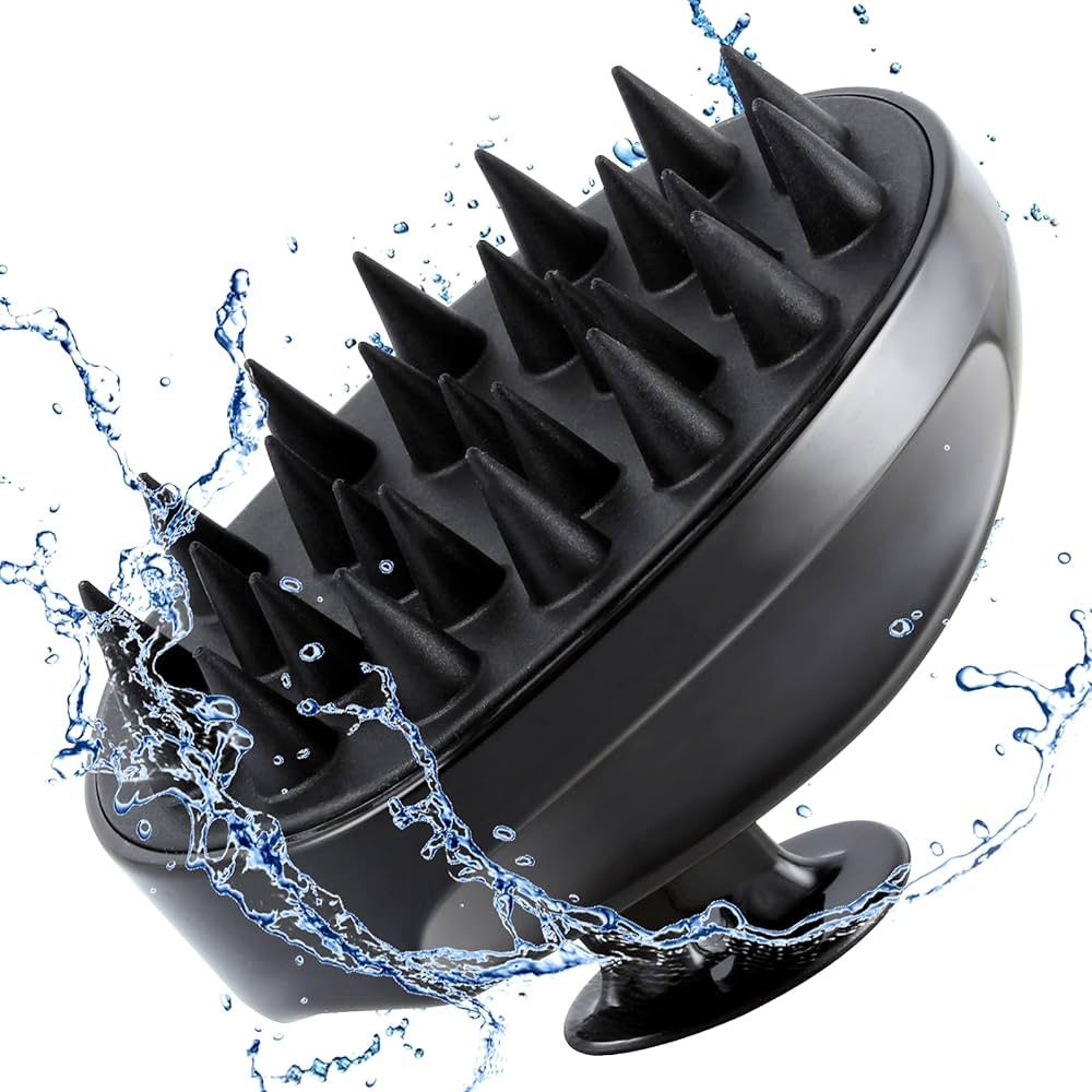 Shampoo Brush Hair Scalp Scrubber Head Massager for Stress Relax Hair Growth, Shower Hair Brush f... | Amazon (US)