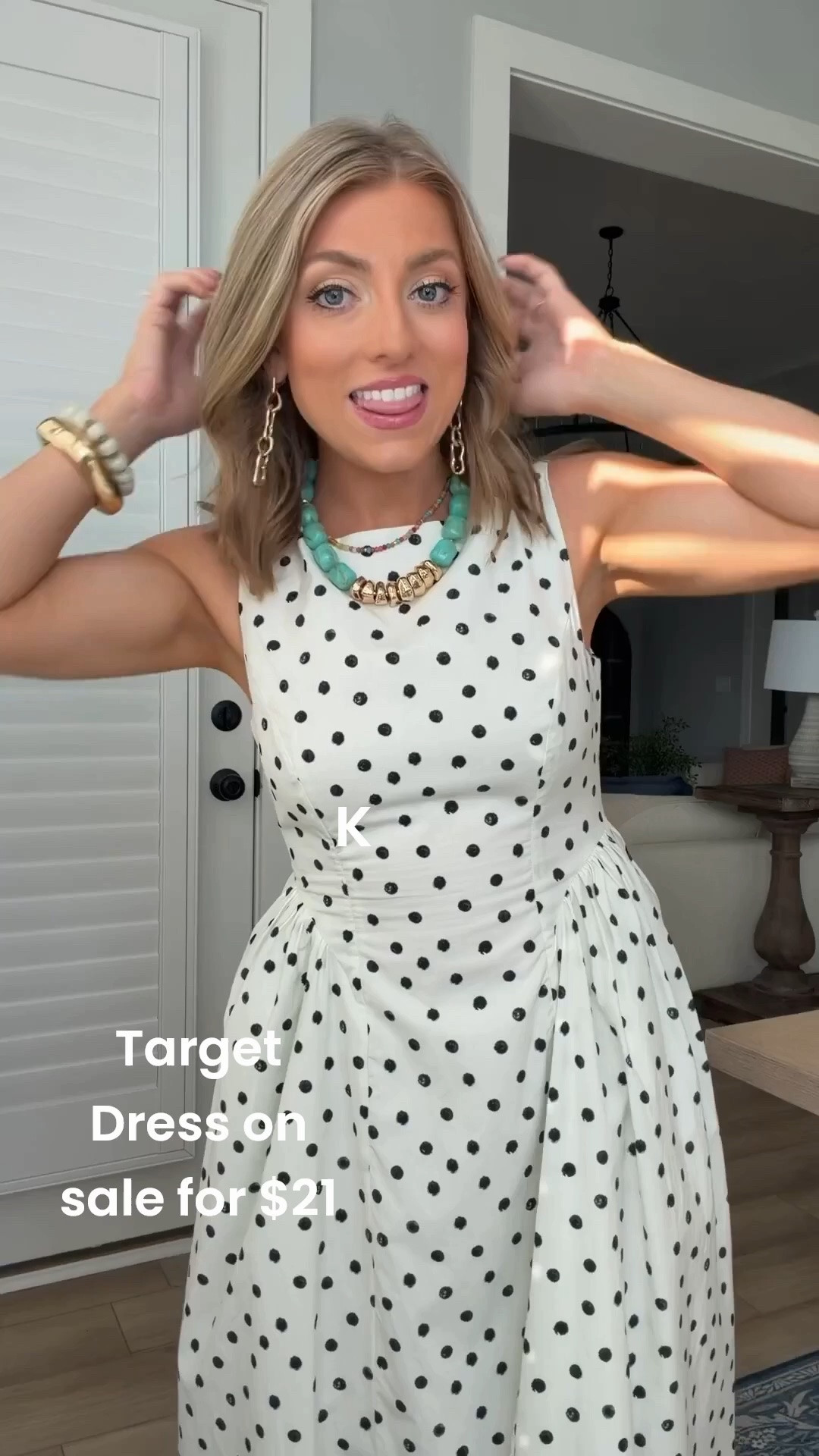 This might be my favorite Target dress of the season! 🤍 The timeless black-and-white polka dots, flattering fit, and twirl-worthy silhouette make it look so much more expensive than it is. And right now it’s 40% OFF!

Perfect for summer parties, bridal showers, brunch, church, vacations, date nights, or whenever you want to feel a little extra put together.

#targetstyle #targetfinds #targetfashion #polkadotdress #mididress #summerdress #classicstyle #affordablefashion #vacationoutfit #ootd #styleinspo #femininestyle #budgetfashion #targetdeal #summerfashion

#LTKootd #LTKPetite #LTKSaleAlert