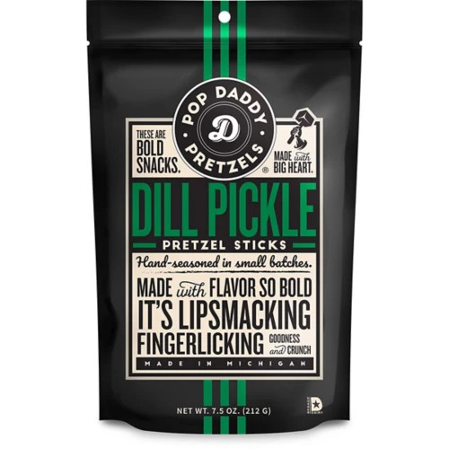 Pop Daddy Popcorn Dill Pickle Seasoned Pretzels | Scheels