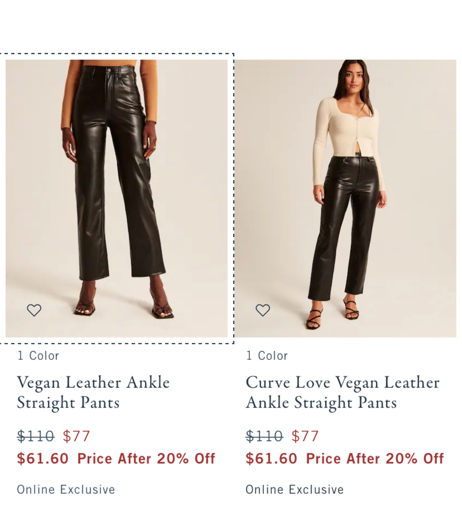 Abercrombie leather pants, denim and tops on sale 

#LTKxAF #LTKSeasonal #LTKGiftGuide